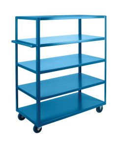 Heavy-Duty 5-Tier Shelf Cart, 24" W x 48" D, 1200 lb Capacity