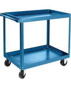 2-Tier Steel Shelf Cart, 900 lbs, 24"W x 48"D