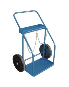 Heavy-Duty Gas Cylinder Cart, 1000 lbs, Rubber Wheels