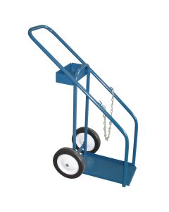 1000 lbs Gas Cylinder Cart, Semi-Pneumatic Wheels, 12" W x 16" L