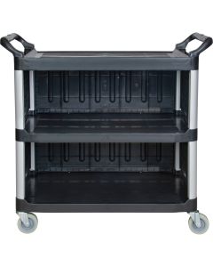 3-Tier Utility Cart, 250 lbs Capacity, 19.75" x 37.5"