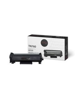 Premium Tone Toner Cartridge - Alternative for Brother TN760 - Black — Supply Solution