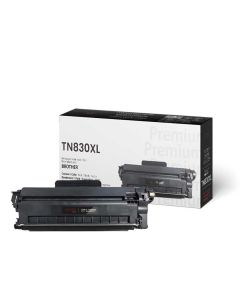 Brother TN830XL Black Laser Toner Cartridge – 3,000-Page Yield