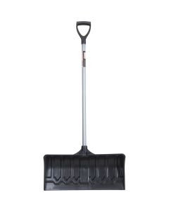 24.5" Polypropylene Snow Pusher with D-Grip Handle