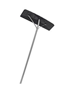 Aluminum Snow Roof Rake, 61" Handle, 24-3/4" Blade — Blade Material: Polypropylene, Blade Width: 24-3/4", Blade Height: 6" —