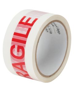 Fragile Hot Melt Box Sealing Tape, 2 mil, 48 mm x 100 m