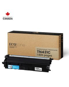 Cartouche de toner cyan réusinée pour Brother TN431C