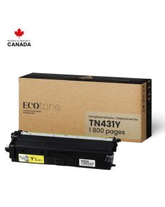 Cartouche de toner jaune remise à neuf TN431Y pour Brother