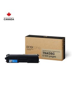 EcoTone Toner Cartridge - Remanufactured for Brother TN436C - Cyan — Supply Solution