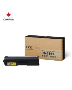 Cartouche de toner jaune remise à neuf pour Brother TN436Y