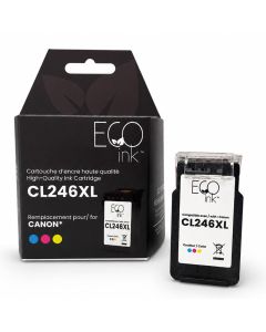 Eco Ink Ink Cartridge - Remanufactured for Canon CL246XL / 8280B001AA - Color — Supply Solution