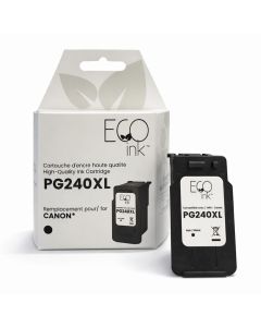Eco Ink Ink Cartridge - Remanufactured for Canon PG240XL - Black — Supply Solution