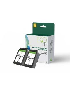 Eco Ink Ink Jet - Remanufactured for Canon PG245XL - Black — Supply Solution