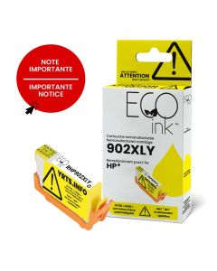 Yellow Remanufactured Ink Cartridge for HP 902XL T6M10AN