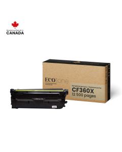 EcoTone Toner Cartridge - Remanufactured for Hewlett Packard CF360X / 508X - Black — Supply Solution