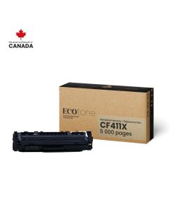 EcoTone Toner Cartridge - Remanufactured for Hewlett Packard CF411X - Cyan — Supply Solution
