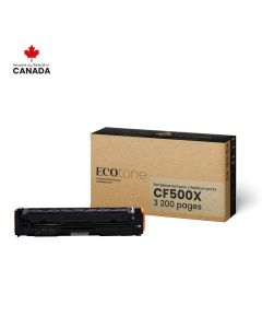 EcoTone Toner Cartridge - Remanufactured for Hewlett Packard CF500X / 202X - Black — Supply Solution