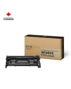 Ecotone Toner Cartridge - Remanufactured for Hewlett Packard W1480X/148X - Black — Supply Solution