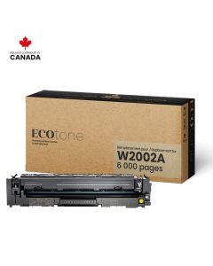 Yellow Remanufactured Toner Cartridge for HP W2002A