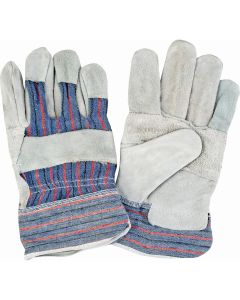 Standard-Duty Split Cowhide Patch Palm Fitter Gloves