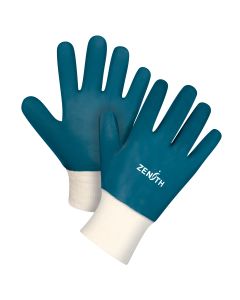 Heavyweight Knit Wrist Gloves,Nitrile Coating, Cotton Shell — Supply Solution