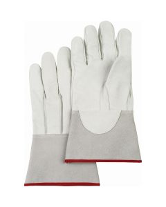 Grain Pigskin TIG Welding Gloves, 4" Gauntlet