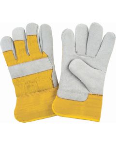Premium Winter-Lined Split Cowhide Fitter Gloves, Foam Fleece