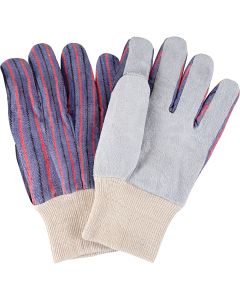 Standard-Duty Split Cowhide Work Gloves, Large