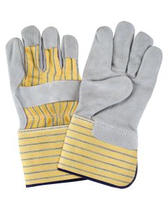 Premium Large Split Cowhide Fitter Gloves, Cotton Lined