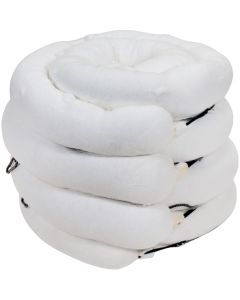 Oil Only Sorbent Boom, 10' x 5", 35 Gal. Absorbency, 4-Pack