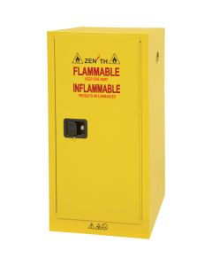 16 Gallon Flammable Liquid Storage Cabinet, Self-Closing