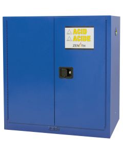 Corrosive Liquids Safety Cabinet, 30 Gallon, Yellow