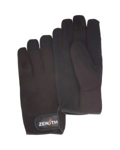 ZM100 Mechanic's Gloves, Synthetic Leather Palm