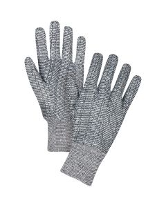 Salt & Pepper Jersey Gloves, Poly/Cotton, Unlined, Knit Wrist