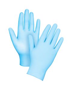 Nitrile/Vinyl 4.5-mil Powder-Free Blue Disposable Medical Gloves