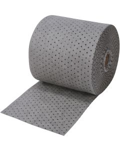 Medium-Weight Fine Fiber Absorbent Roll, 15" x 150', 20 Gal