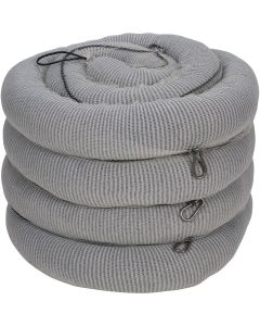 Universal Sorbent Boom, 10' L x 5" W, 26 Gal Absorbency, 4-Pack