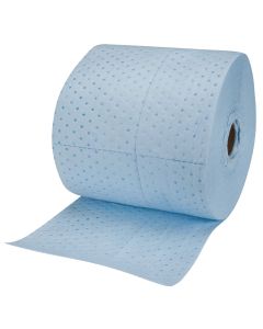 Heavy-Duty Blue Bonded Sorbent Roll, 15" W x 150' L, 25 Gal