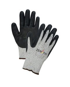 A4 Cut-Resistant Cold Weather Gloves, 13 Gauge HPPE, Foam Nitrile