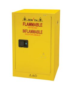 12 Gal. Self-Closing Flammable Liquid Storage Cabinet, 18-Gauge Steel