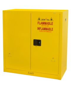 30 Gallon Flammable Liquid Safety Cabinet, Self-Closing, 2-Door