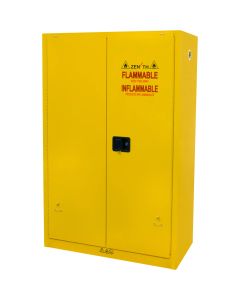 45 Gal Flammable Liquid Storage Cabinet, 18-Gauge Steel, 2-Door