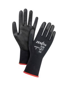 13-Gauge Nylon Work Gloves, PVC Coated Palm