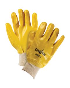 47-mil PVC Chemical-Resistant Gloves, Rough Finish, Size 9