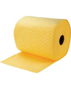 Medium-Weight Bonded Polypropylene Absorbent Roll, 15" x 150', 8 Gal