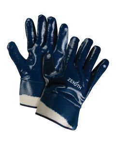 Gants de sécurité renforcés avec manchette, revêtement en nitrile, coque en coton