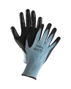 Cut-Resistant Gloves, 13 Gauge HPPE/RPET, Polyurethane Coated, A3