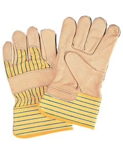 Standard-Duty Grain Cowhide Fitter Gloves, Dry Palm