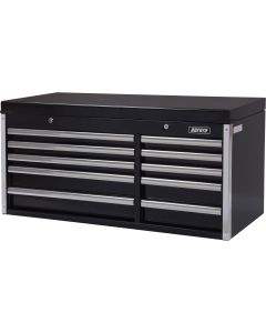 41" 10-Drawer Industrial Tool Chest, Double Wall Steel, Black