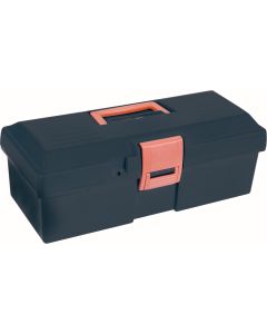 Heavy-Duty 15" Black Polypropylene Tool Box — Overall Depth: 7", Overall Height: 5-1/2", Overall Width: 15" — Supply Solution